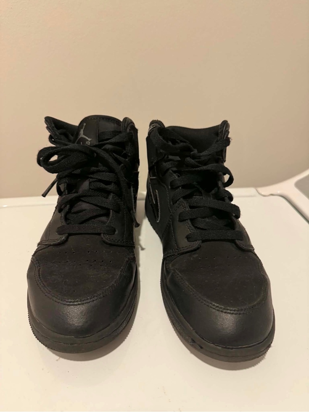 Jordan Black High-Top Basketball Sneakers